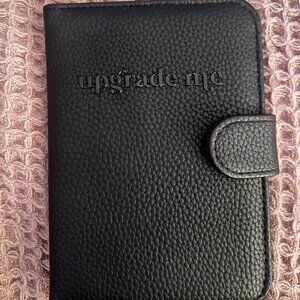 MIAMICA PASSPORT HOLDER BLACK UPGRADE ME 4 CARD SLOTS NWT